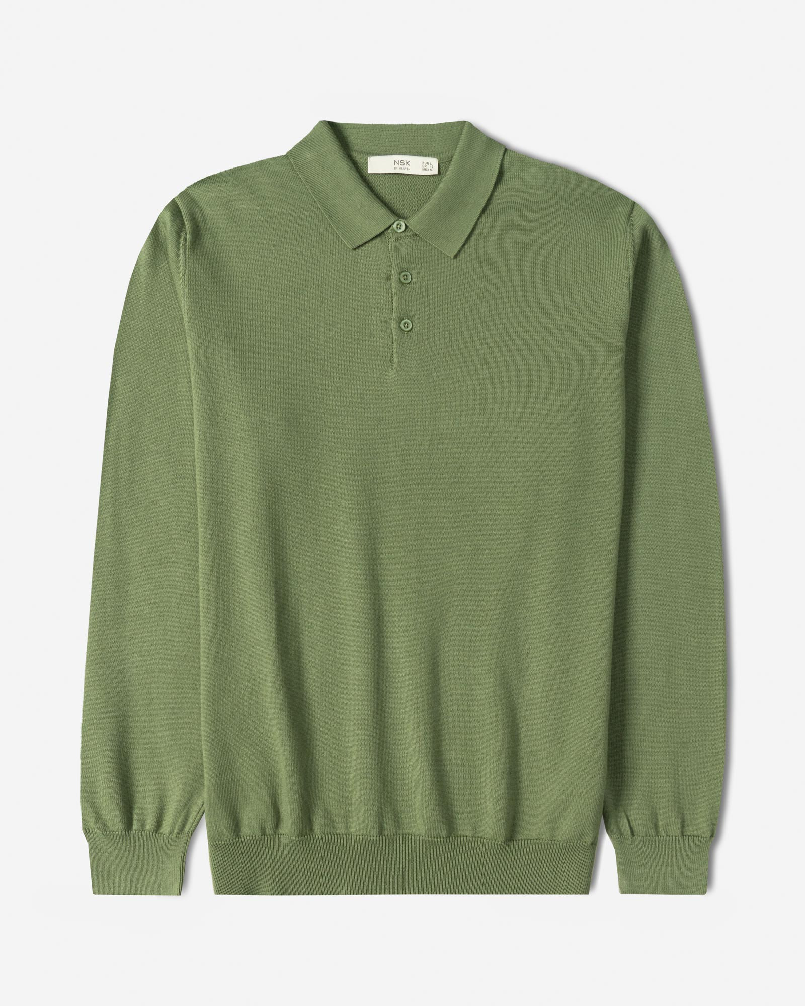 خرید و قیمت پولوشرت آستین بلند مردانه سبز 24486131