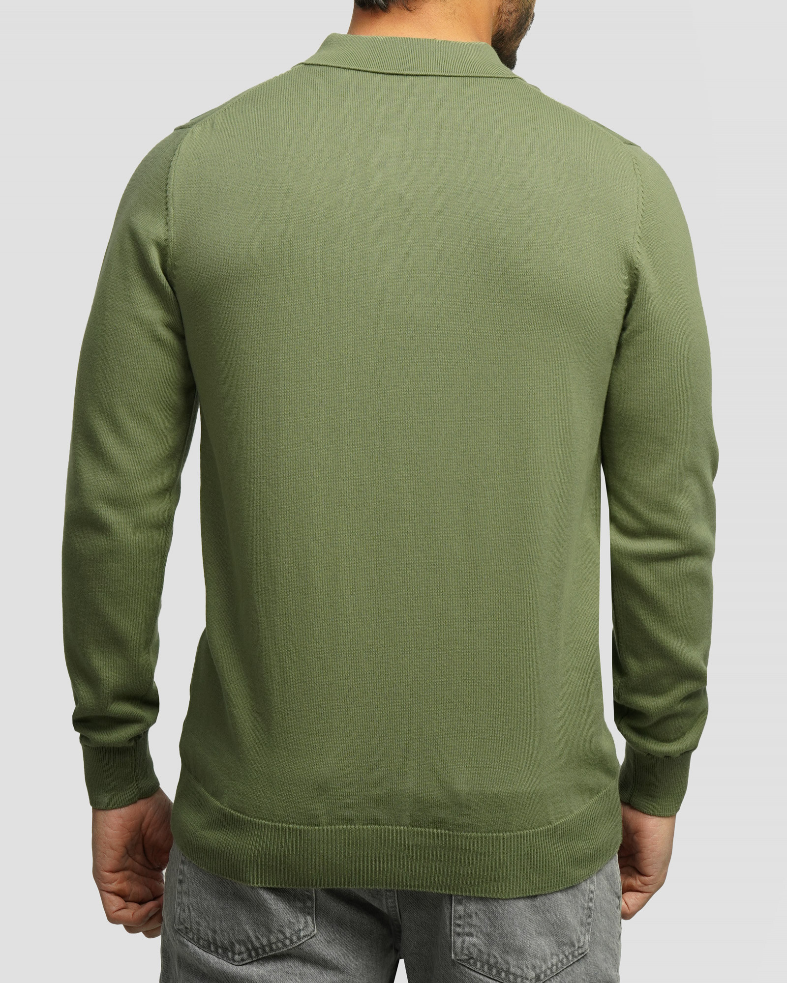 خرید و قیمت پولوشرت آستین بلند مردانه سبز 24486131