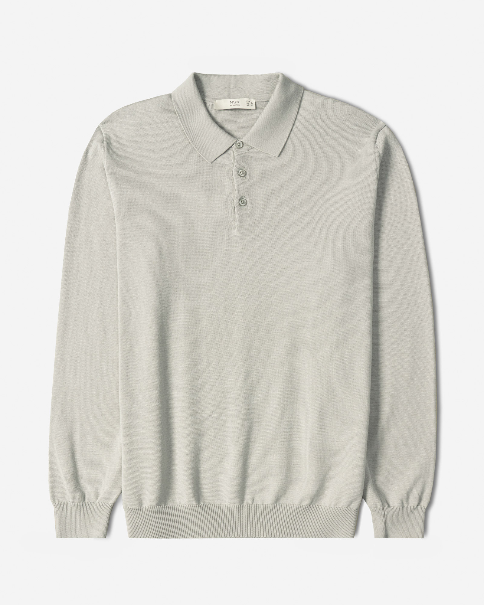 خرید و قیمت پولوشرت آستین بلند مردانه طوسی 24486131