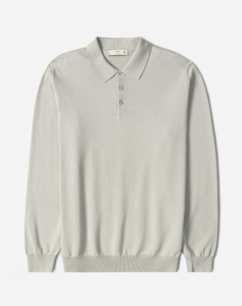 خرید و قیمت پولوشرت آستین بلند مردانه طوسی 24486131