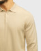 خرید و قیمت پولوشرت آستین بلند مردانه کرم 24486131