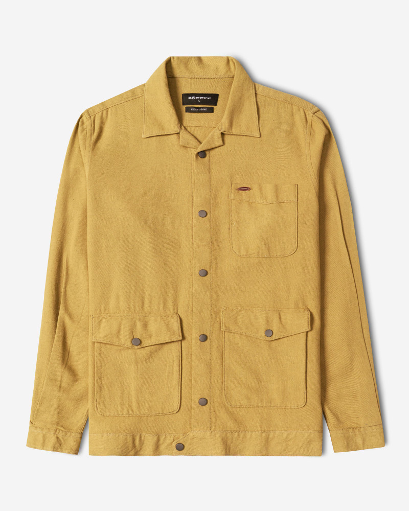 خرید و قیمت پیراهن کتان مردانه کرم 24452314