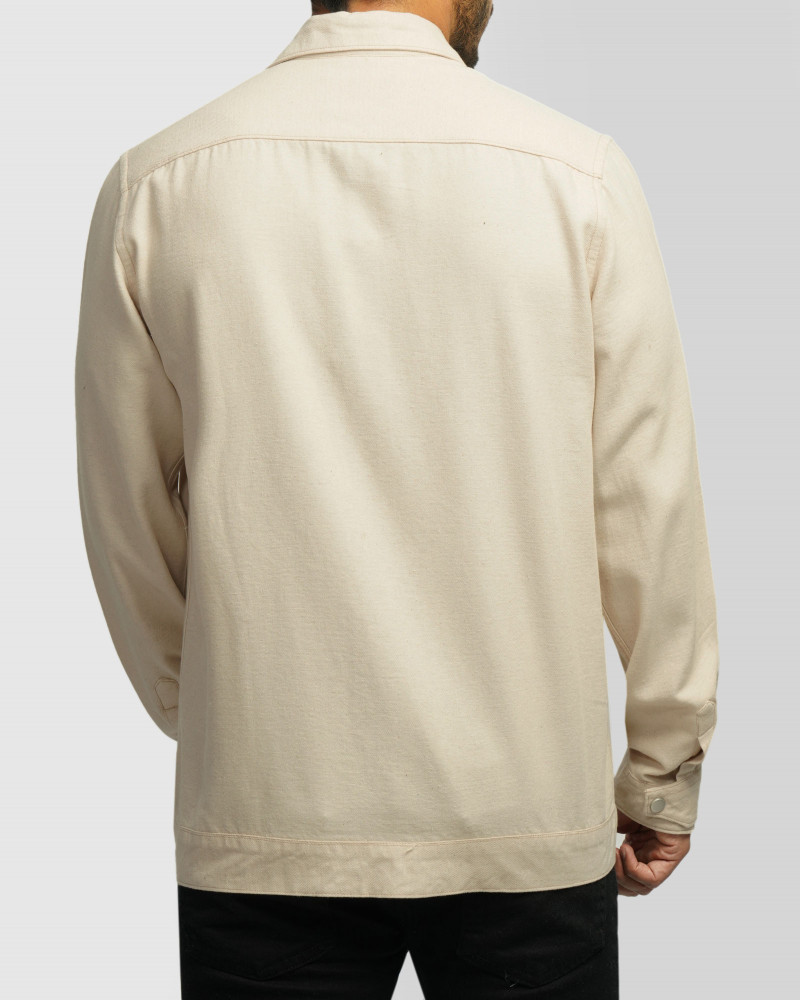 خرید و قیمت پیراهن کتان مردانه کرم روشن 24452314