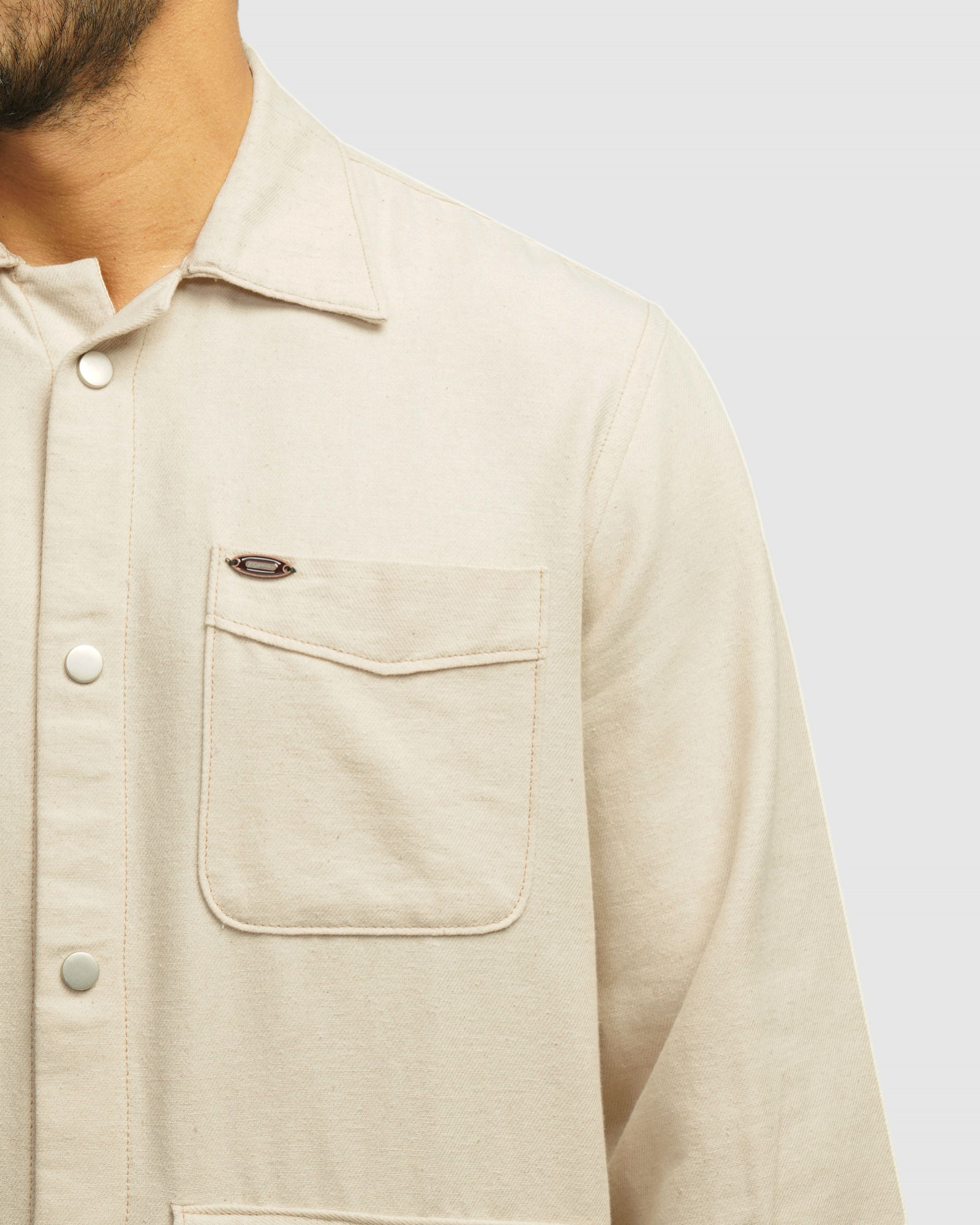 خرید و قیمت پیراهن کتان مردانه کرم روشن 24452314