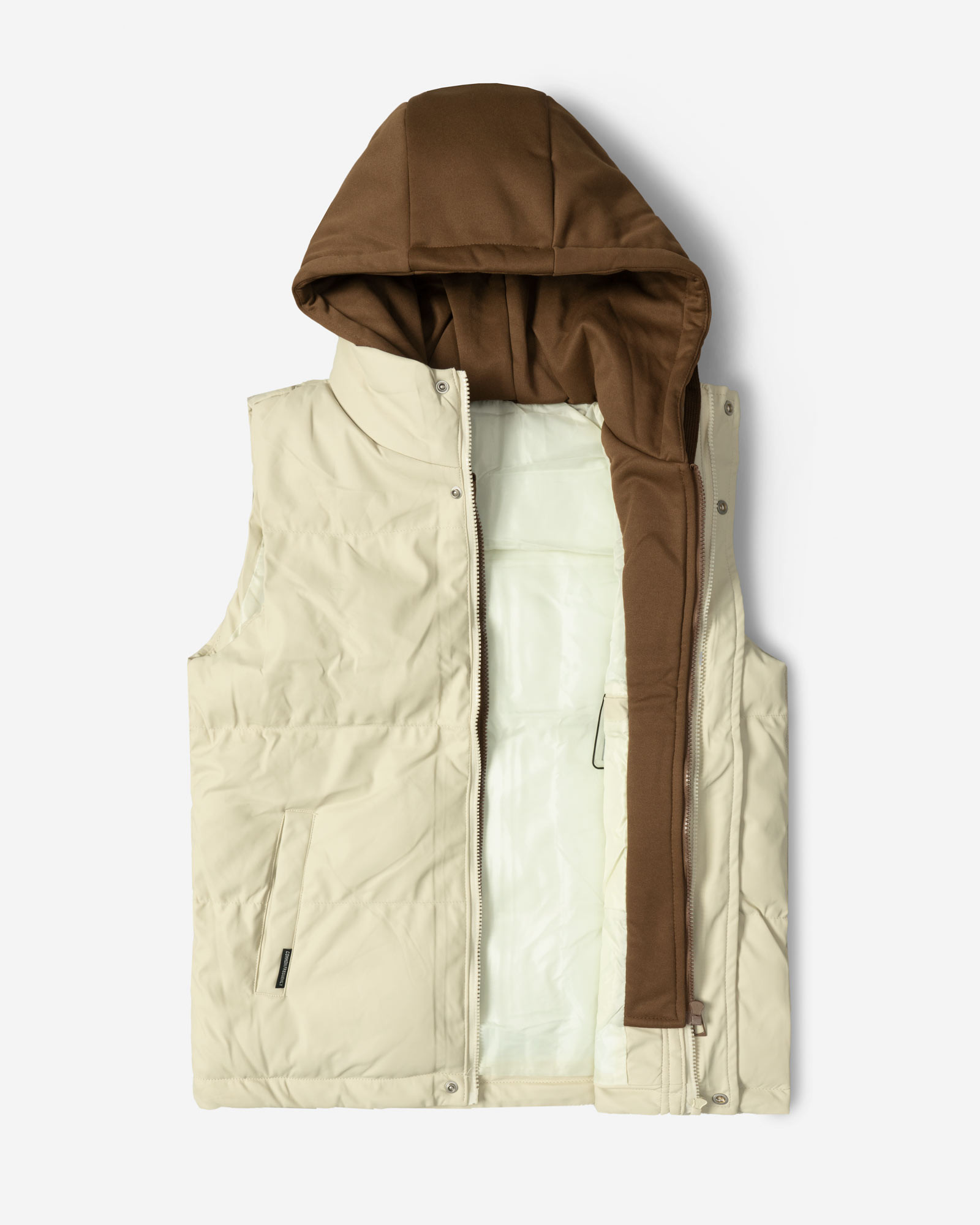 پافر مردانه کلاه دار کرم 24453189