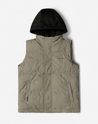 پافر مردانه کلاه دار طوسی 24453189