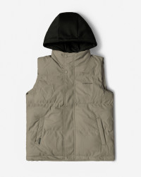 پافر مردانه کلاه دار طوسی 24453189