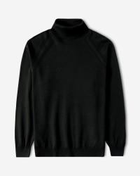 خرید و قیمت پلیور بافت یقه اسکی مردانه مشکی 24479124