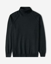 خرید و قیمت پلیور بافت یقه اسکی مردانه سرمه ای 24479124