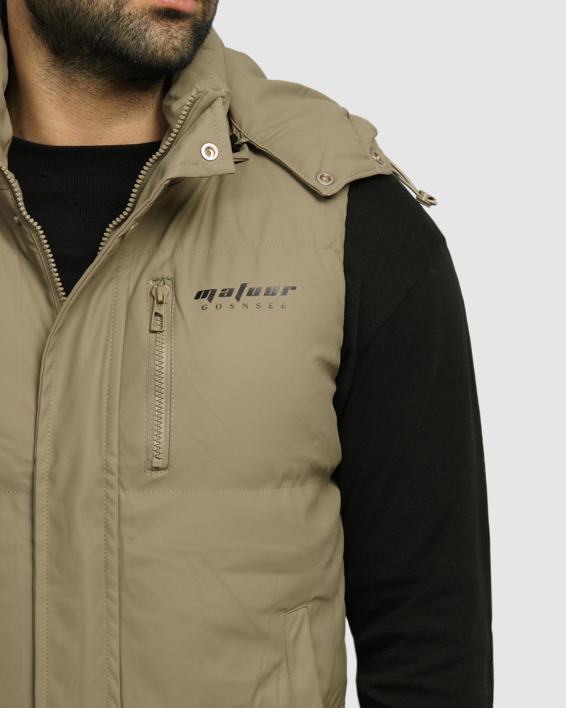 خرید و قیمت پافر مردانه کلاه دار سبز 24453190