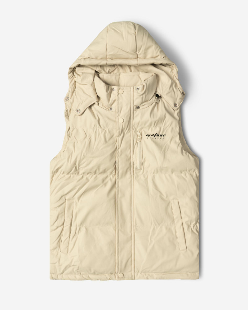 خرید و قیمت پافر مردانه کلاه دار کرم 24453190