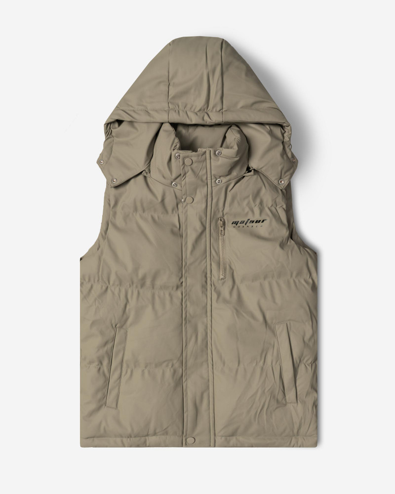 خرید و قیمت پافر مردانه کلاه دار طوسی 24453190