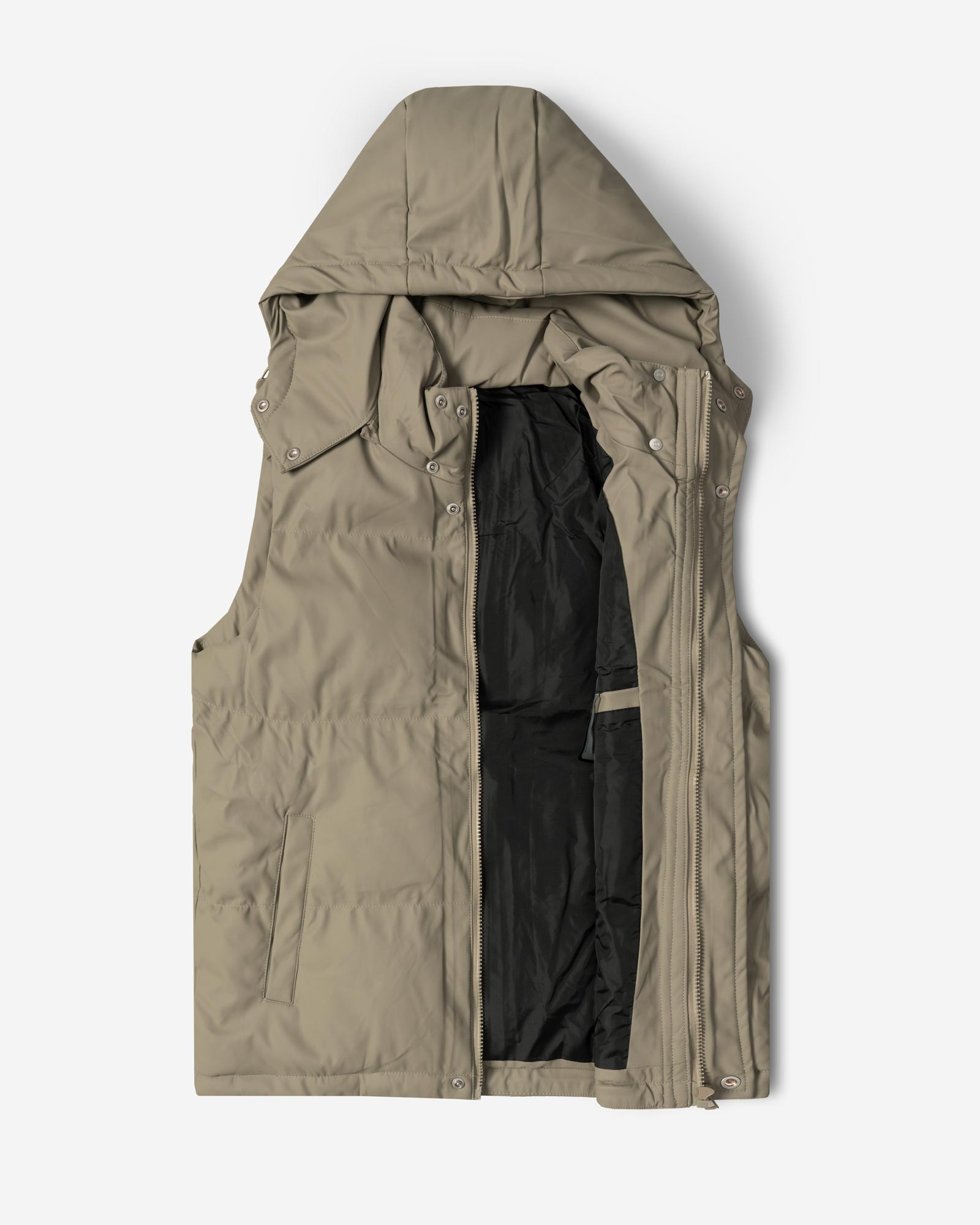 خرید و قیمت پافر مردانه کلاه دار طوسی 24453190