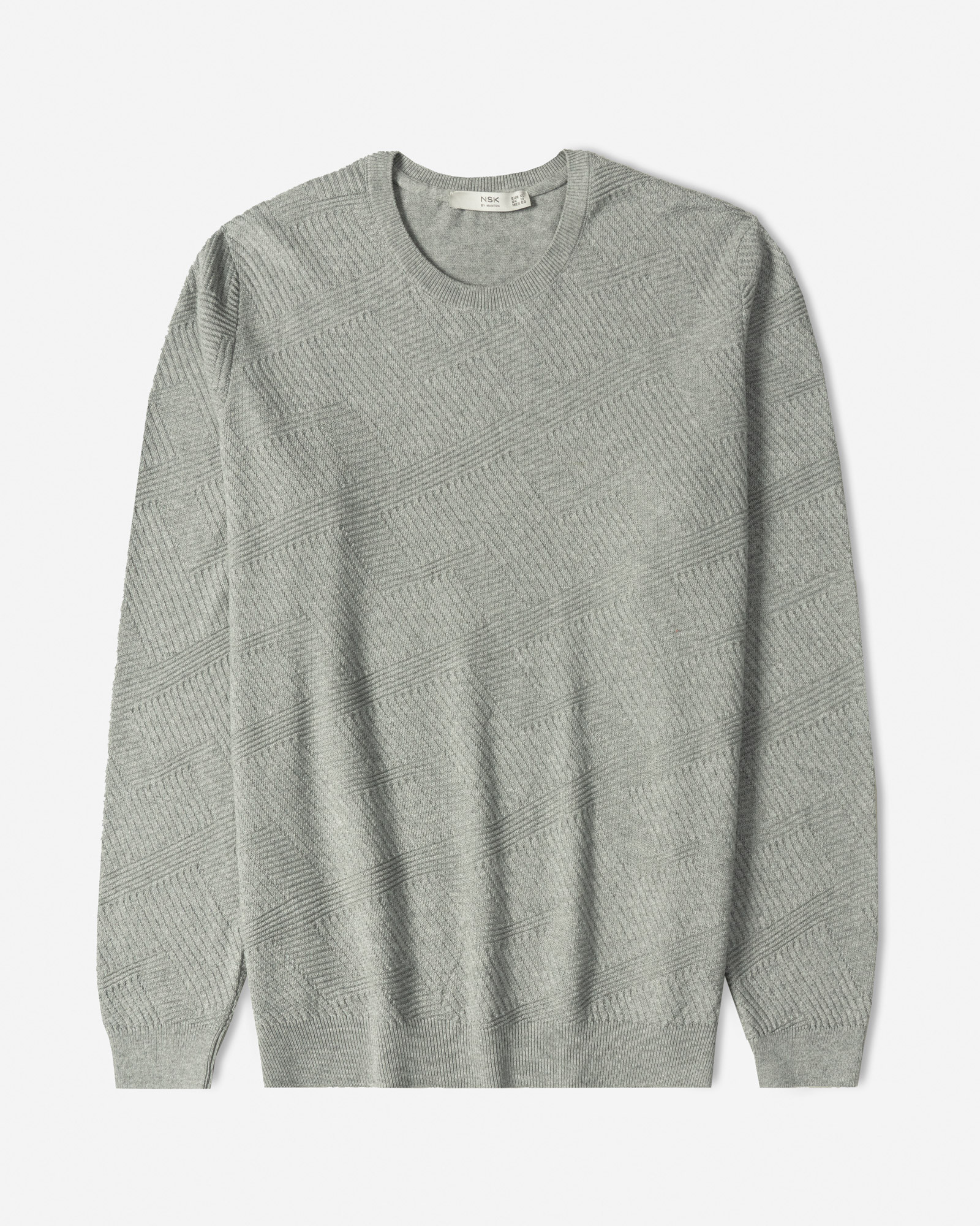 خرید و قیمت پلیور یقه گرد مردانه طوسی 24458148