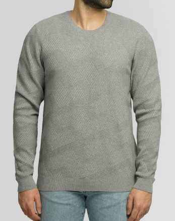 پلیور یقه گرد مردانه 58148