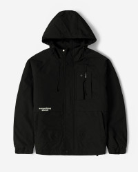 کاپشن مردانه کلاه دار مشکی 24416418