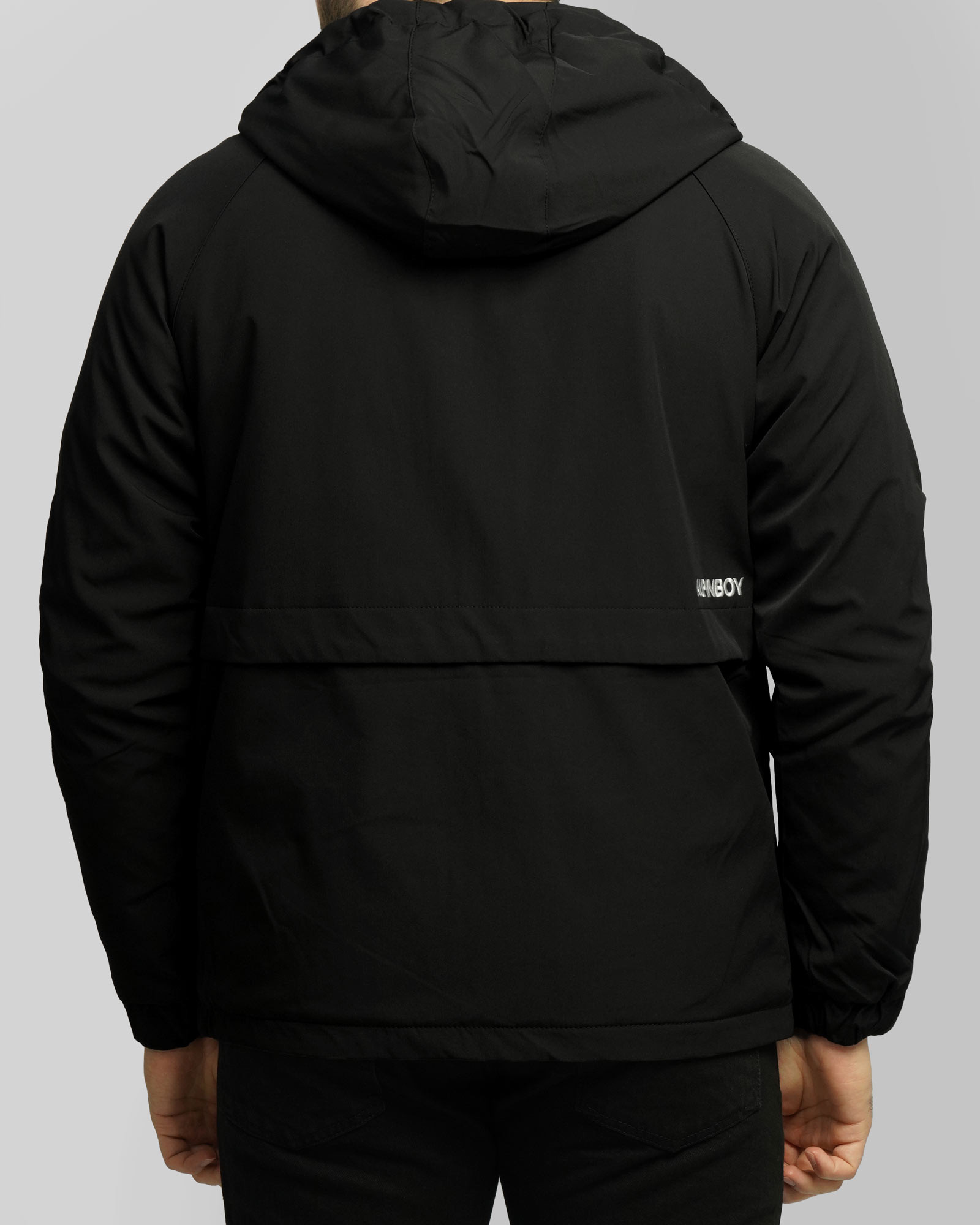 کاپشن مردانه کلاه دار مشکی 24416418