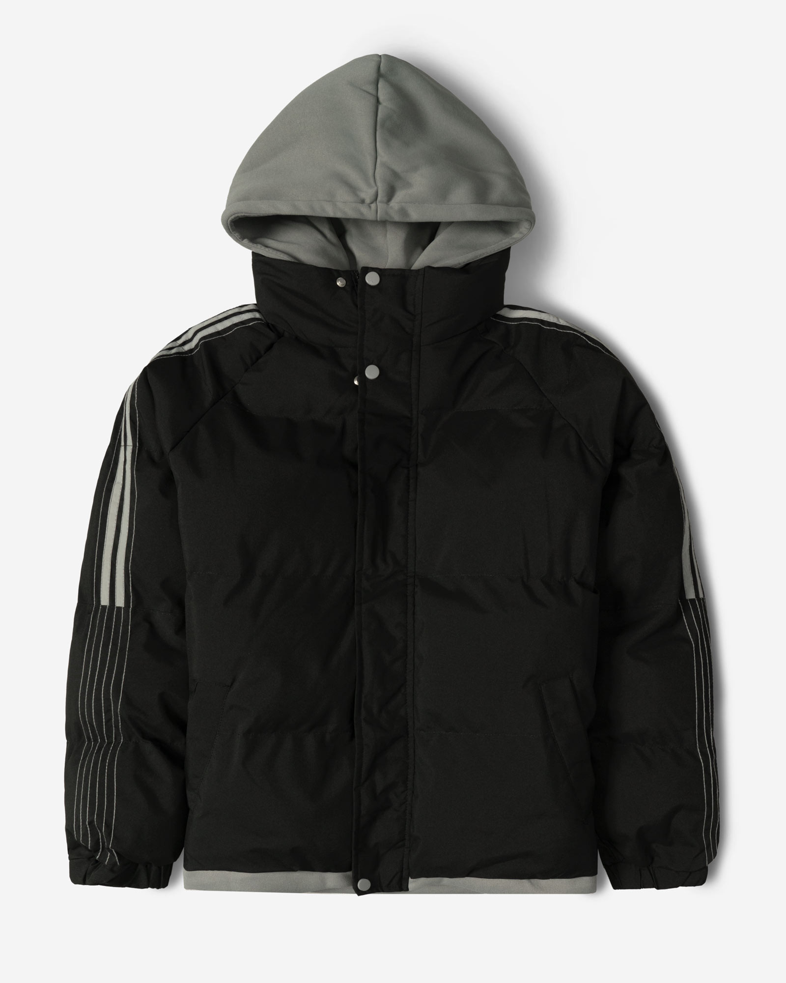 کاپشن مردانه کلاه دار مشکی 24416419