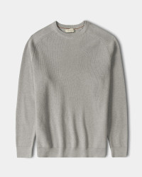 خرید و قیمت پلیور بافت یقه گرد مردانه طوسی 84442180