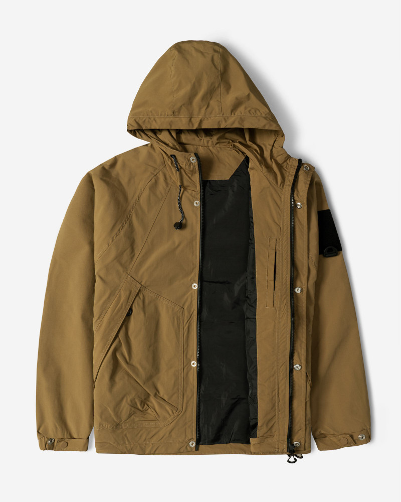 سویشرت شمعی کلاه دار مردانه قهوه ای 24449184