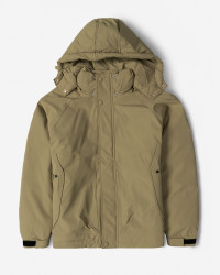 کاپشن مردانه کلاه دار سبز 24416417