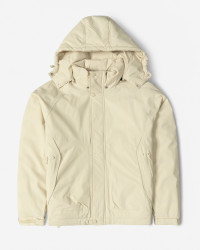 کاپشن مردانه کلاه دار کرم 24416417