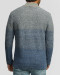 خرید و قیمت پلیور بافت نیم زیپ مردانه آبی 84441142