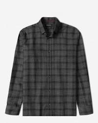 خرید و قیمت پیراهن آستین بلند چهارخانه ذغالی 24497290