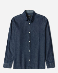 خرید و قیمت پیراهن جین آستین بلند سرمه ای 24474177