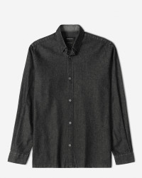 خرید و قیمت پیراهن جین آستین بلند ذغالی 24474177