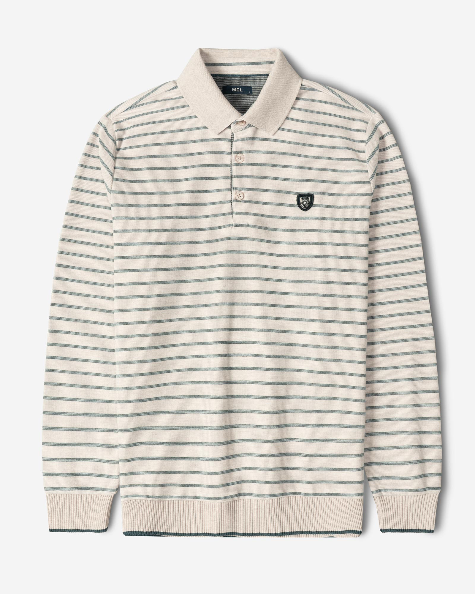 خرید و قیمت پولوشرت آستین بلند مردانه کرم 84486130