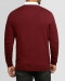 پلیور بافت یقه هفت ساده مردانه زرشکی 24472111