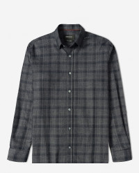 خرید و قیمت پیراهن آستین بلند چهارخانه سرمه ای 24497290