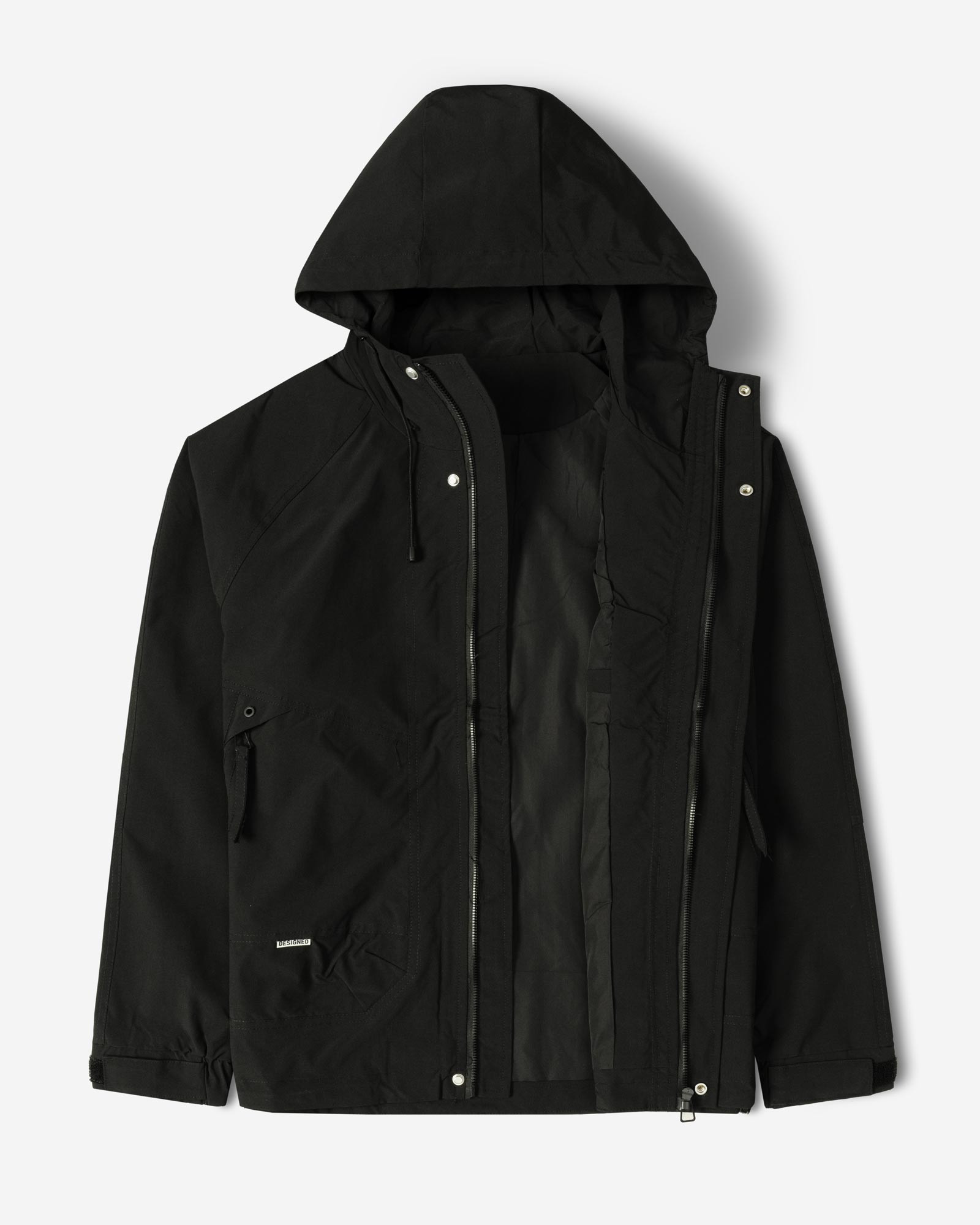 خرید و قیمت سویشرت شمعی کلاه دار مردانه مشکی 24449187