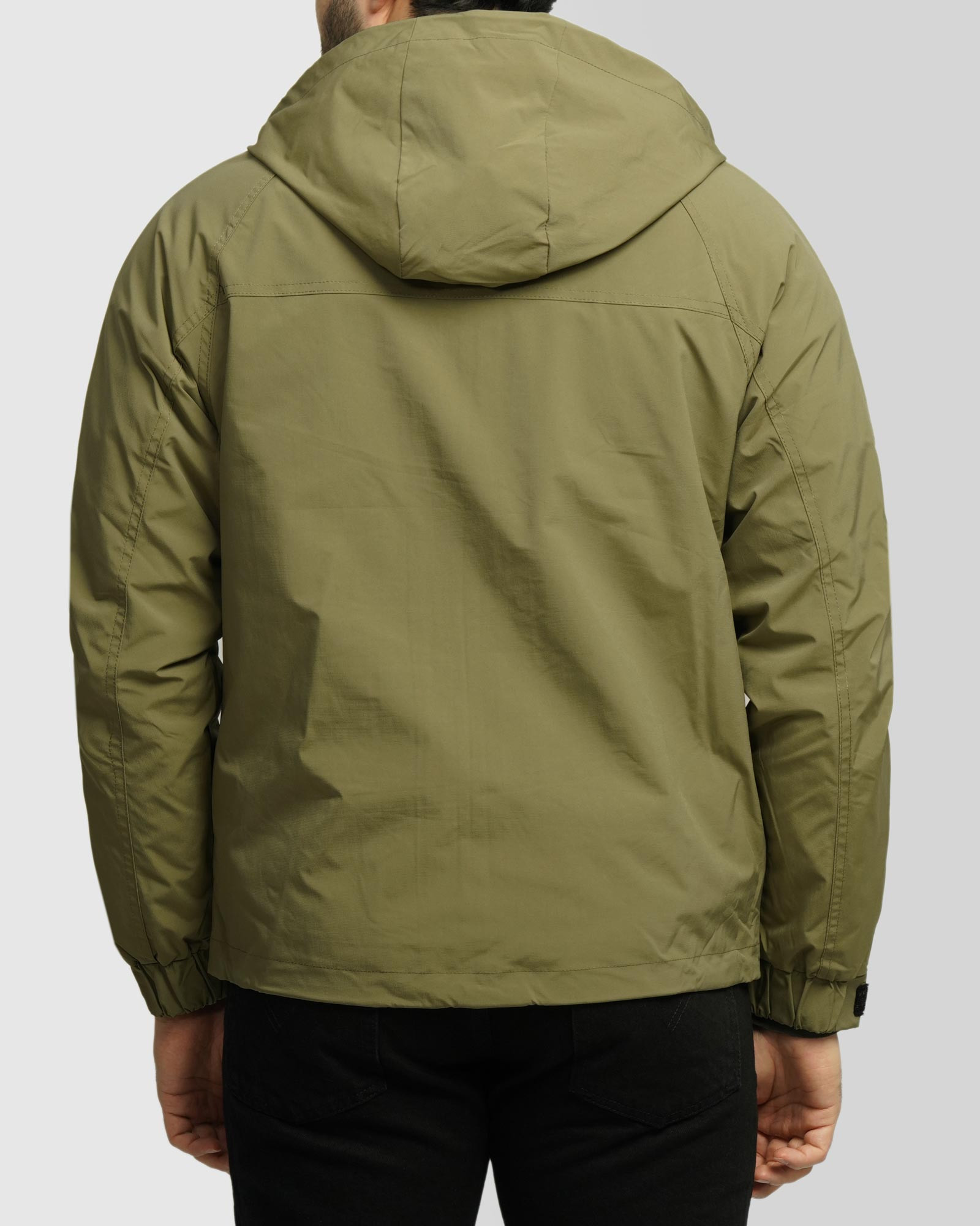 خرید و قیمت سویشرت شمعی کلاه دار مردانه سبز 24449187