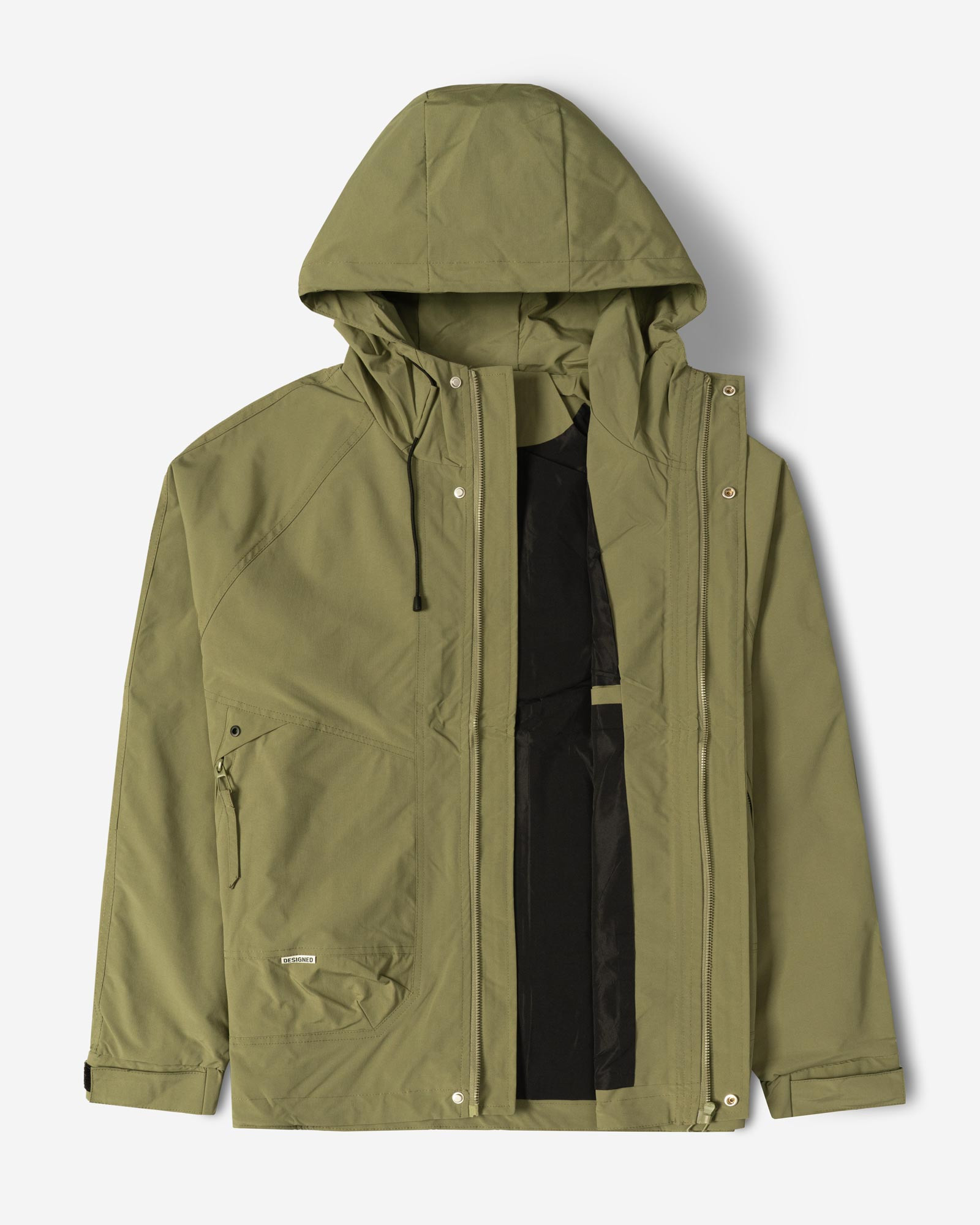 خرید و قیمت سویشرت شمعی کلاه دار مردانه سبز 24449187