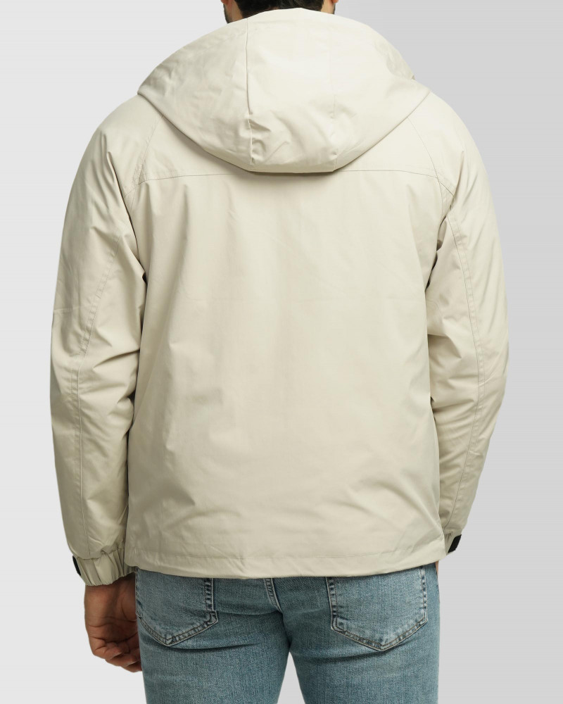 خرید و قیمت سویشرت شمعی کلاه دار مردانه کرم 24449187