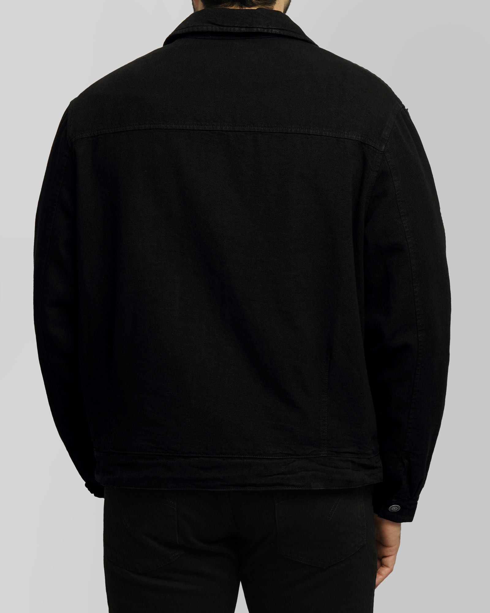 سویشرت کتان مردانه مشکی 24413270