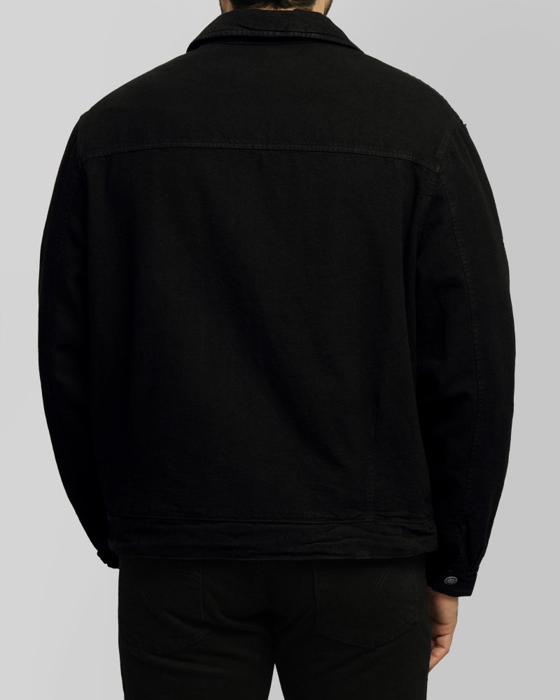 سویشرت کتان مردانه مشکی 24413270