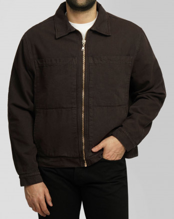 سویشرت کتان مردانه قهوه ای 24413270