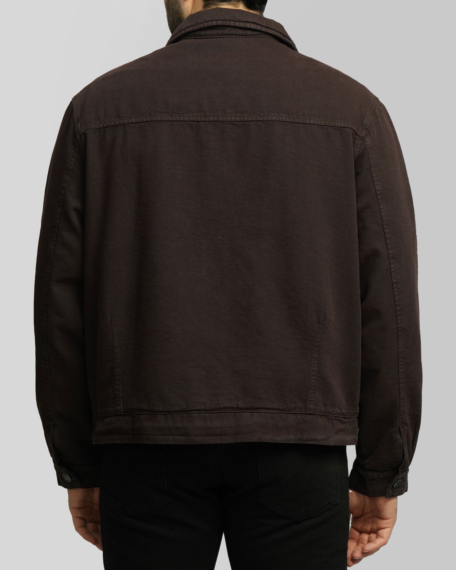 سویشرت کتان مردانه قهوه ای 24413270