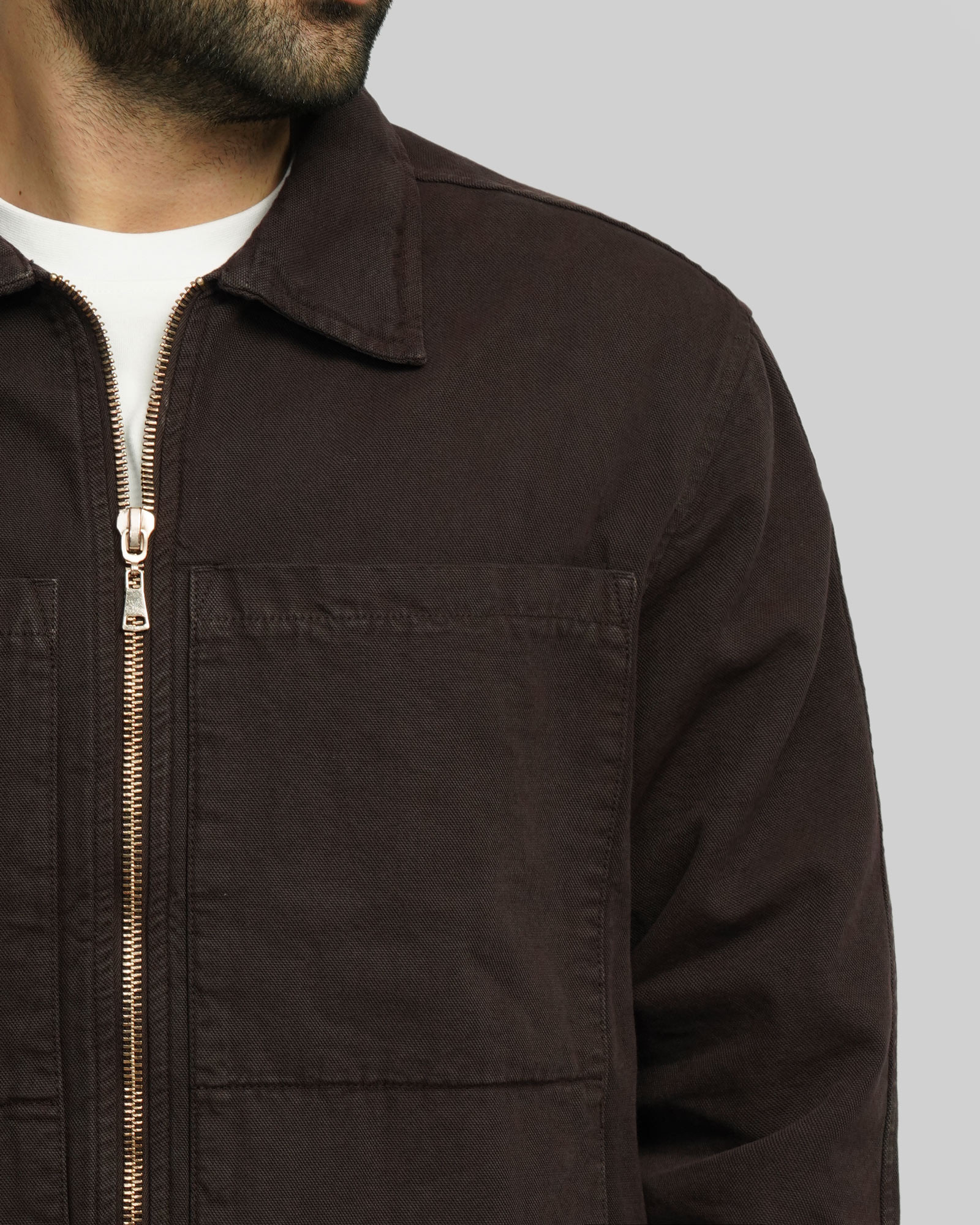 سویشرت کتان مردانه قهوه ای 24413270