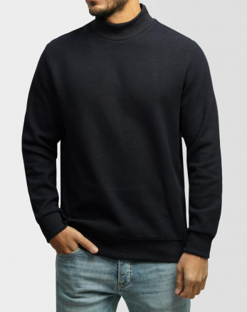 خرید و قیمت پلیور یقه 5 سانت ساده مردانه سرمه ای 24450110