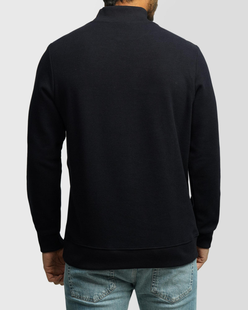 خرید و قیمت پلیور یقه 5 سانت ساده مردانه سرمه ای 24450110