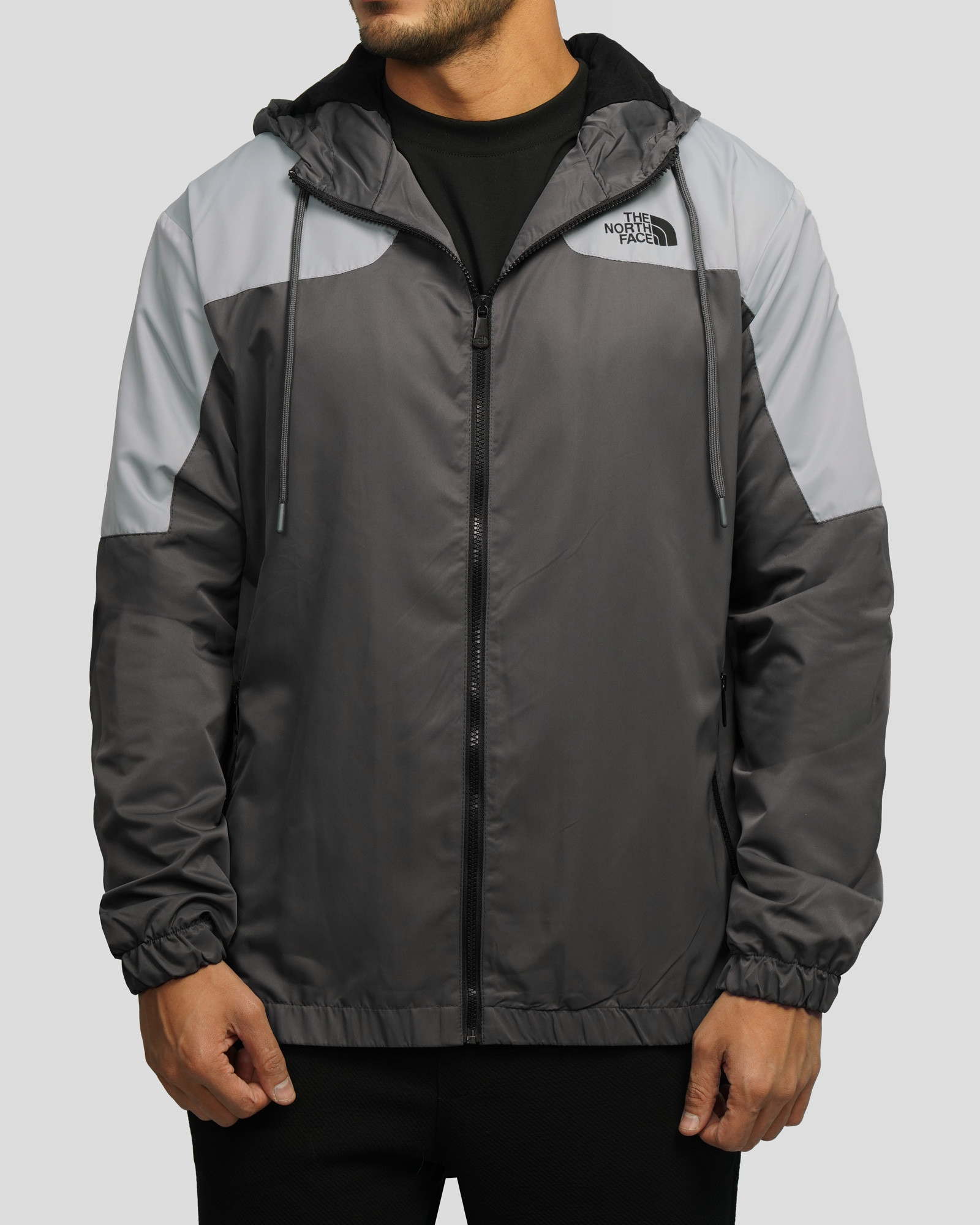 خرید و قیمت سویشرت شمعی کلاه دار مردانه خاکستری 84449177