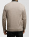 خرید و قیمت پلیور بافت یقه هفت ساده مردانه کرم تیره 24472112