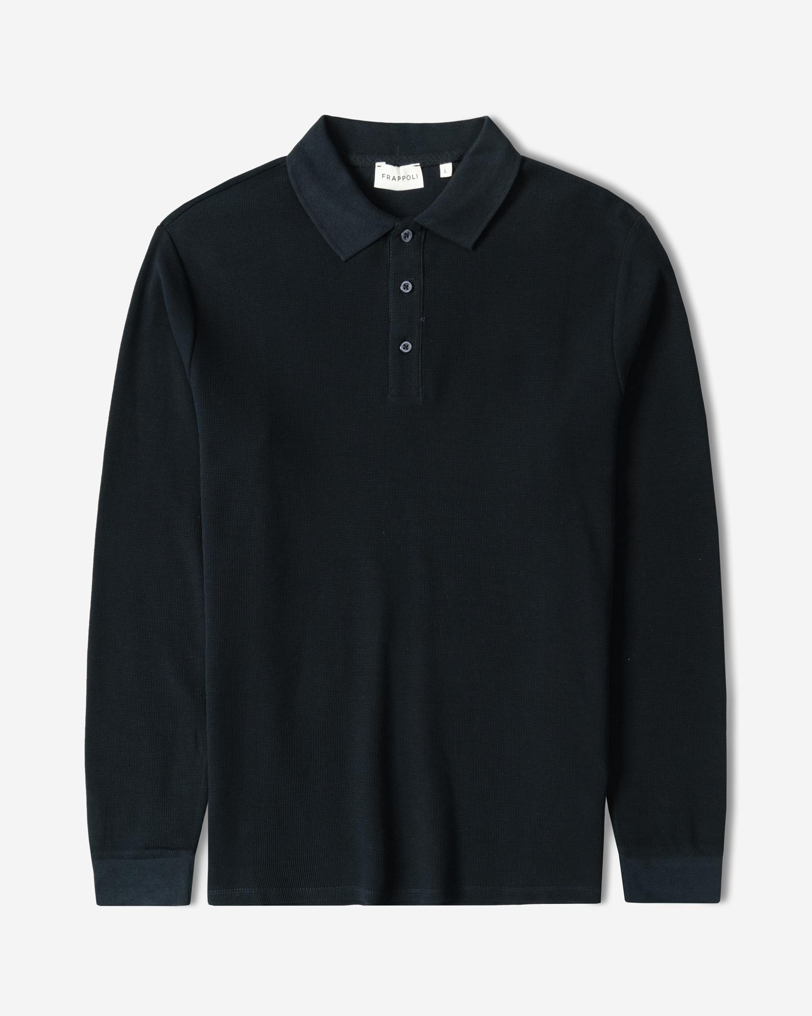 خرید و قیمت پولوشرت آستین بلند مردانه سرمه ای 84486135