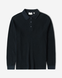 خرید و قیمت پولوشرت آستین بلند مردانه سرمه ای 84486135