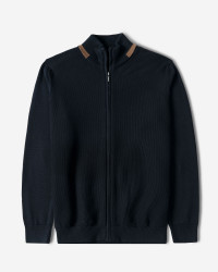 سویشرت بافت مردانه سرمه ای 24476131