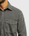 خرید و قیمت پیراهن مخمل کبریتی مردانه خاکستری 24452339